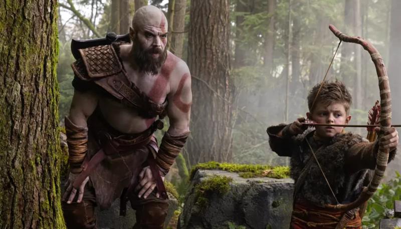 Представлен первый кадр из сериала "Бог войны" с Райаном Херстом